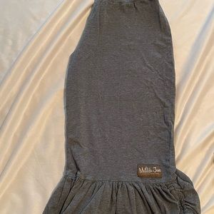 Gray Matilda Jane Capris